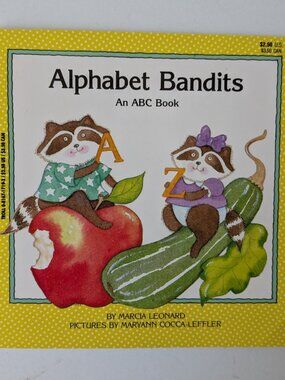 5/$15 Kids Book Alphabet Bandits ABC Reader 1990 Troll PreK Early Reading